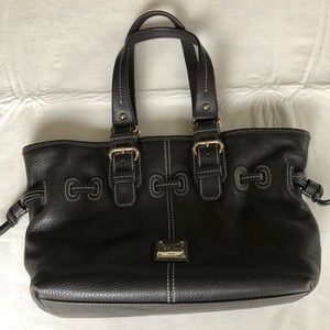 Dooney & Bourke brown pebble small Chiara